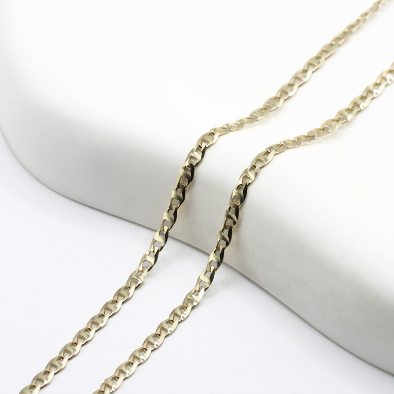 Łańcuszek złoty gucci diamentowany